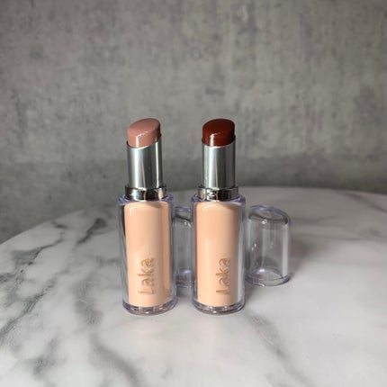 ボンディンググロウリップスティック/Laka/口紅を使ったクチコミ(5枚目)