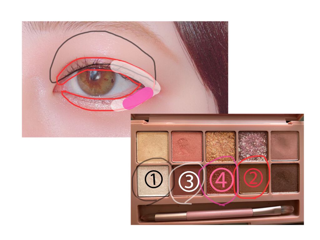 プロ アイ パレット/CLIO/アイシャドウパレットを使ったクチコミ（2枚目）