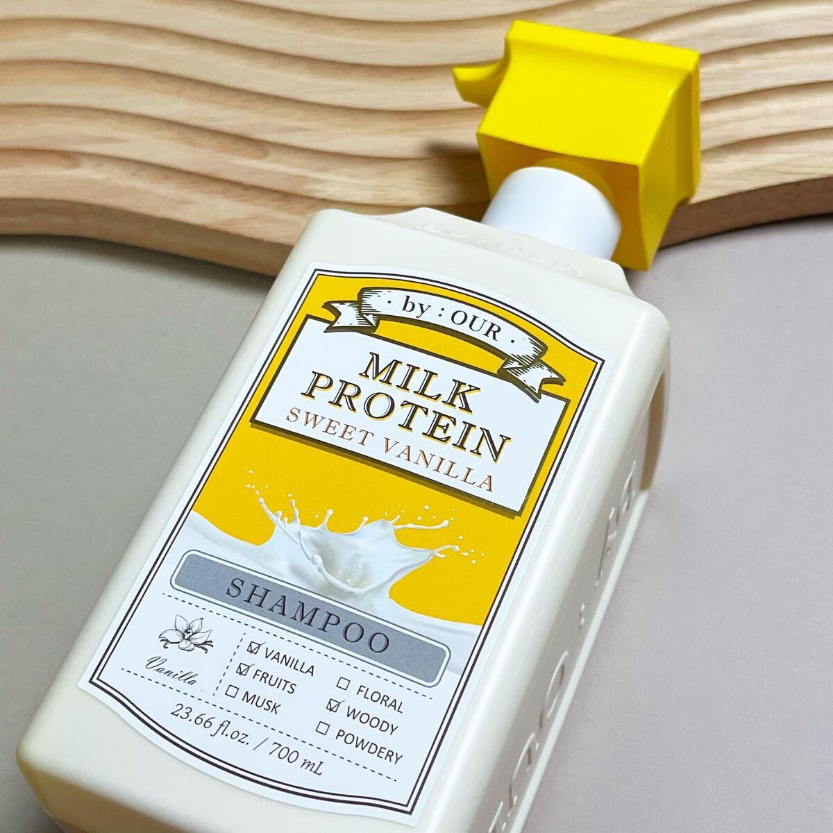 ミルクプロテイン ボディクレンザー スイートバニラ/by : OUR/ボディソープを使ったクチコミ（2枚目）