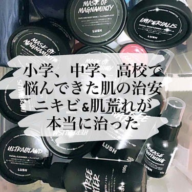 ラッシュ ハーバリズムのクチコミ「初めまして💁‍♀️
今回は、私のニキビにめちゃくちゃ効いた
LUSHのスキンケアを紹介します！.....」（1枚目）