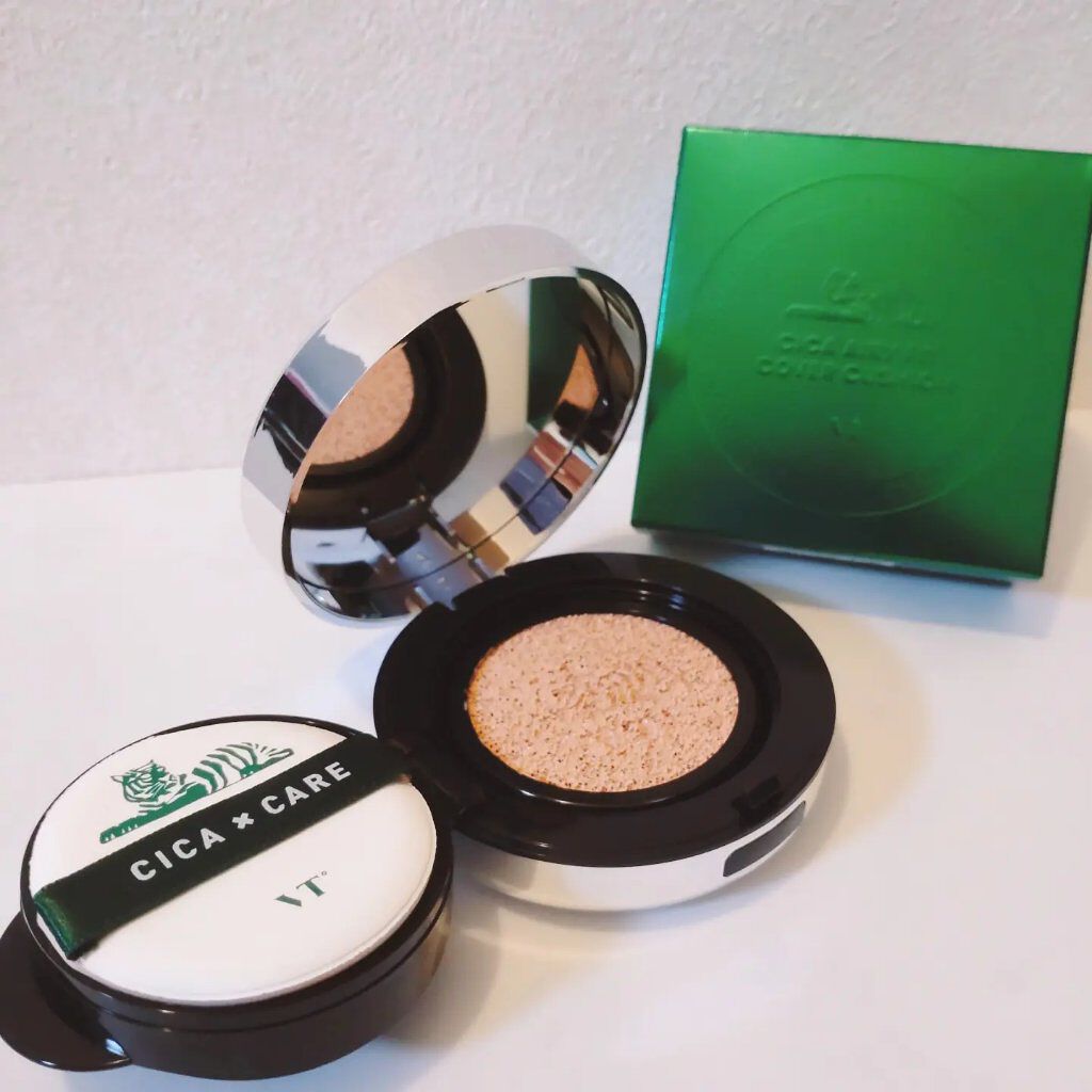 CICA エアリーフィットカバークッション/VT/クッションファンデーションを使ったクチコミ（1枚目）