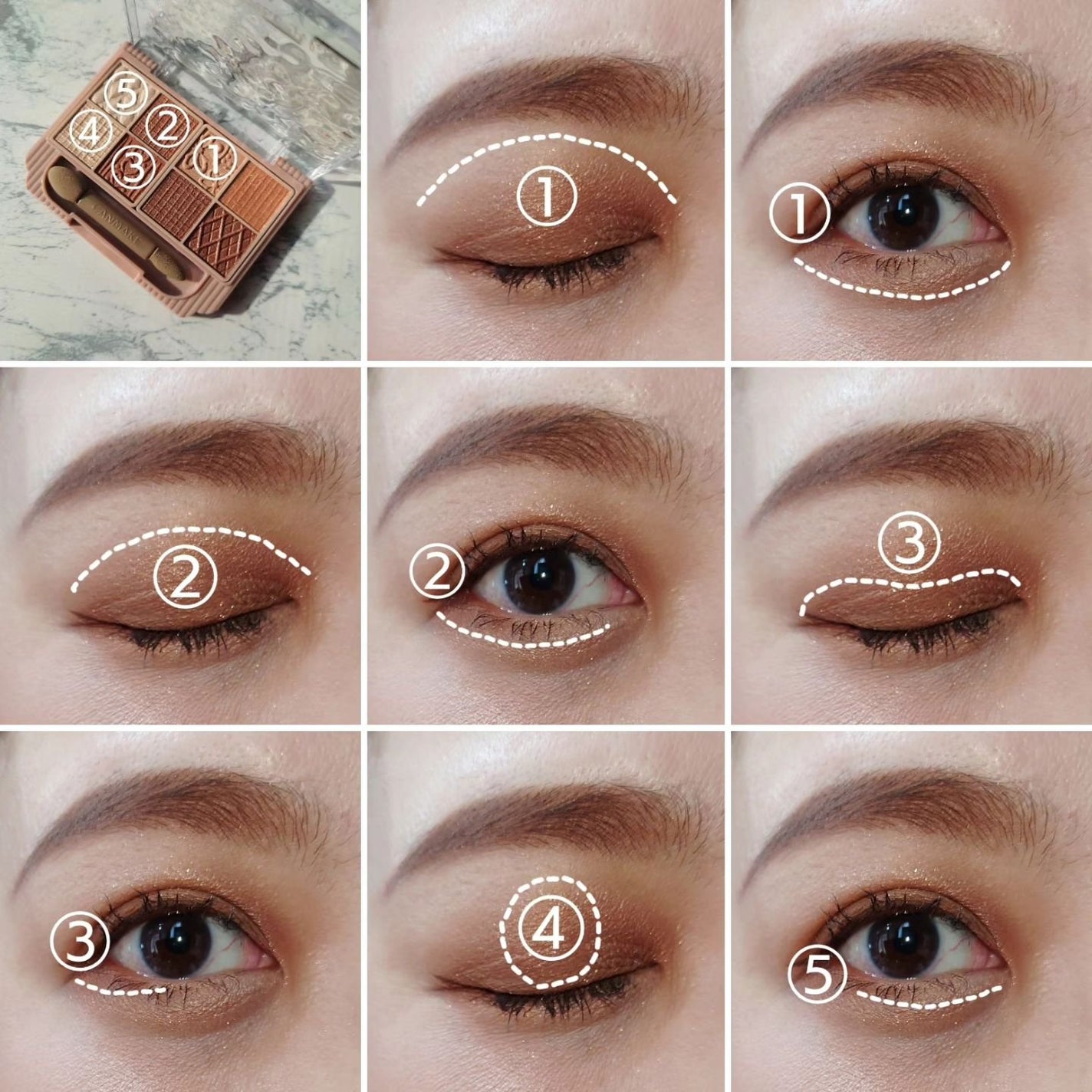 プティパレットアイズ/キャンメイク/パウダーアイシャドウを使ったクチコミ(4枚目)