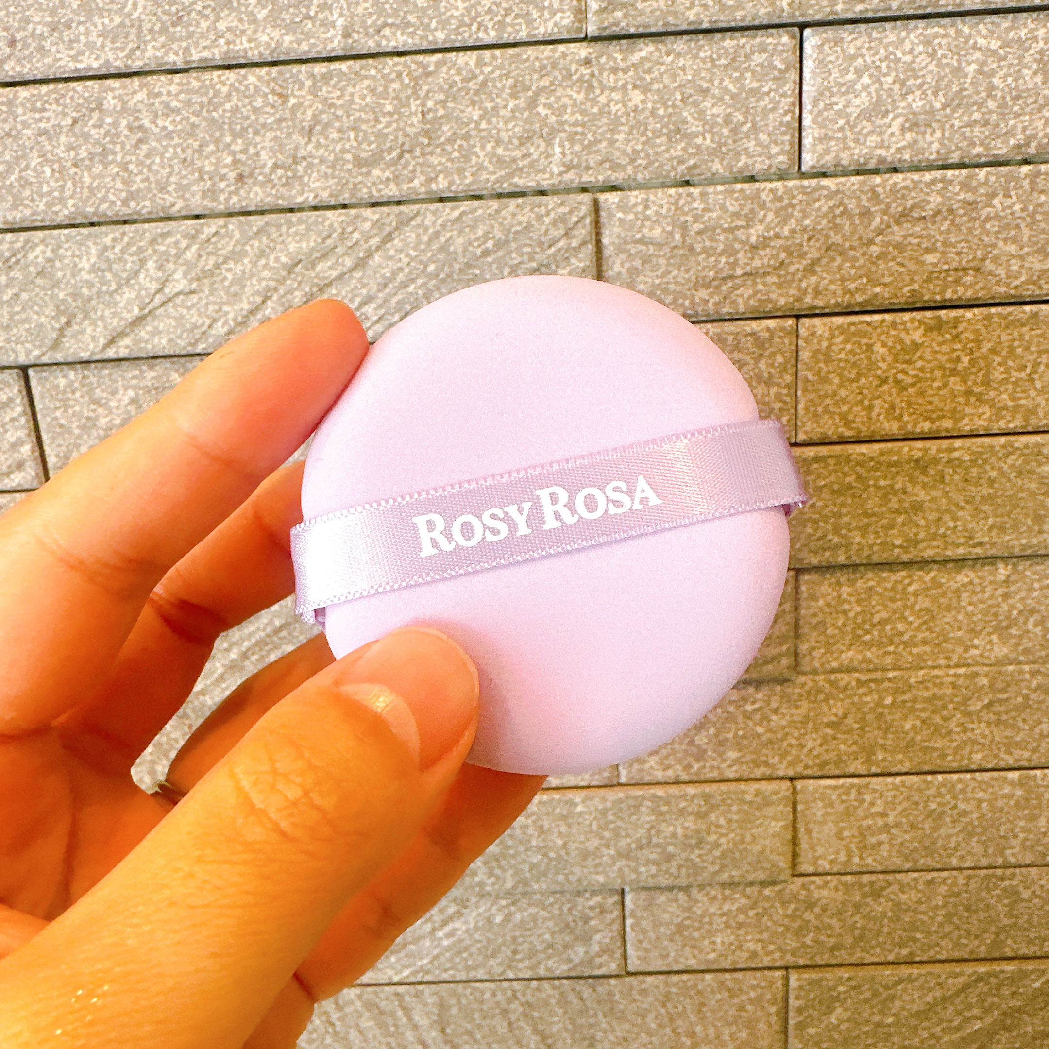 マルチファンデパフ 2P 2P PL(パープル)/ロージーローザ/パフ・スポンジを使ったクチコミ（3枚目）