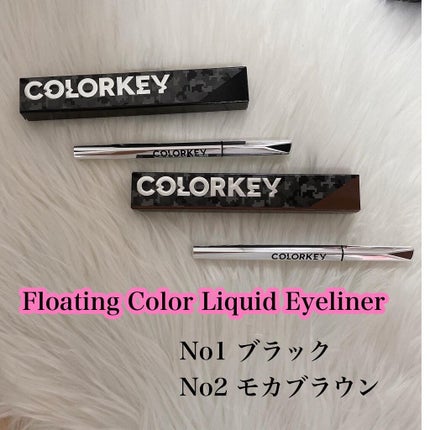 フローティングカラーリキッドアイライナー/COLORKEY/リキッドアイライナーを使ったクチコミ(7枚目)