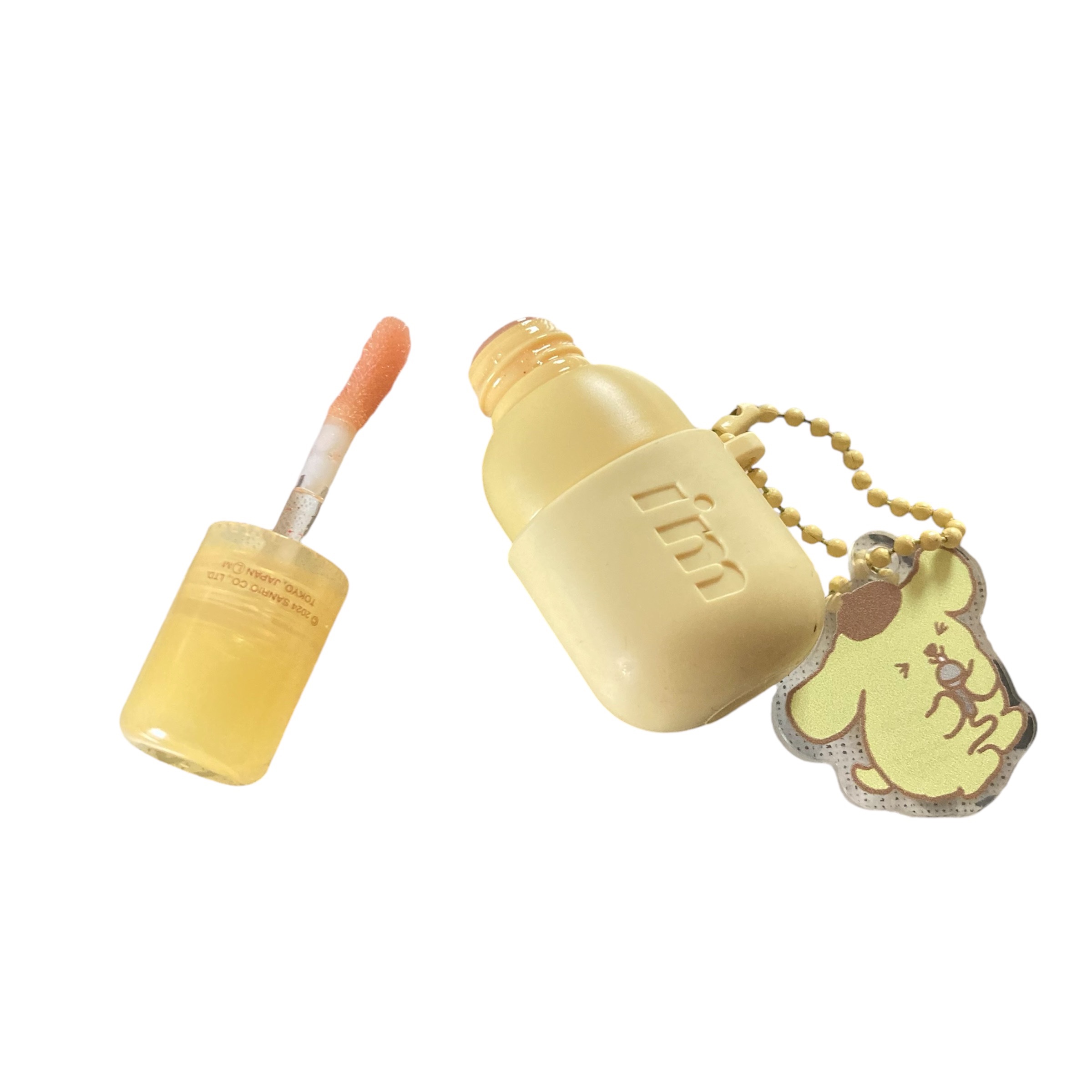 カラーキーリングリップオイル スポットライトオン ポムポムプリン/i’m meme/リップグロスを使ったクチコミ（1枚目）