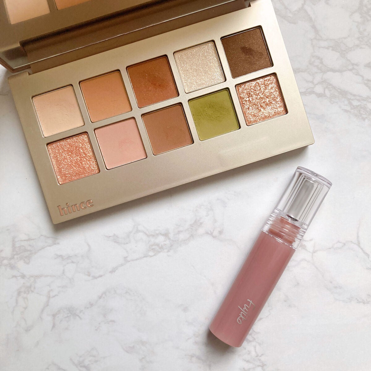 ニューデップスアイシャドウパレット/hince/アイシャドウパレットを使ったクチコミ(1枚目)