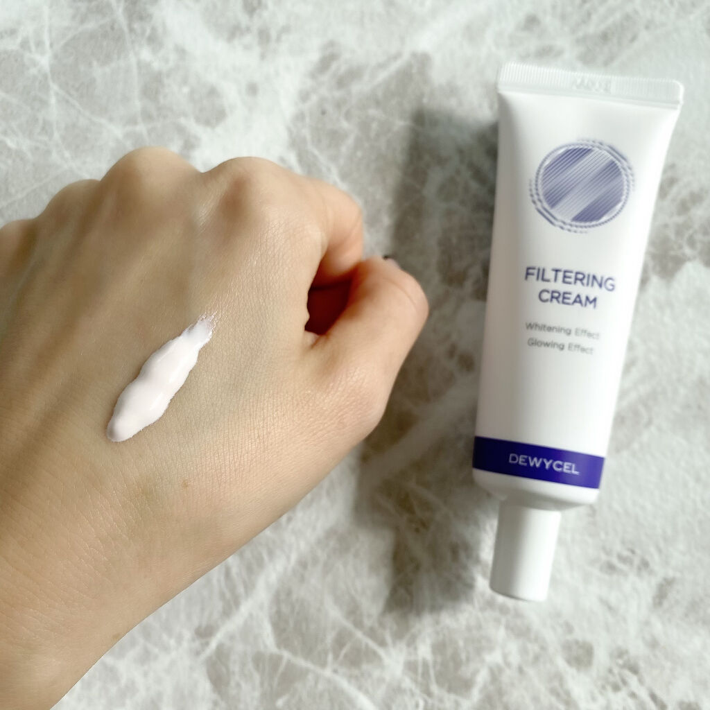 フィルタリングクリーム/DEWYCEL/日焼け止めクリームを使ったクチコミ（2枚目）