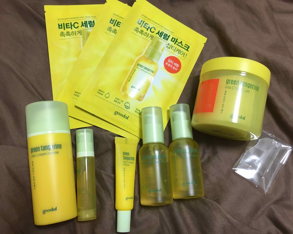 グリーンタンジェリン ビタC ダークスポットケアセラム/goodal/美容液を使ったクチコミ(1枚目)