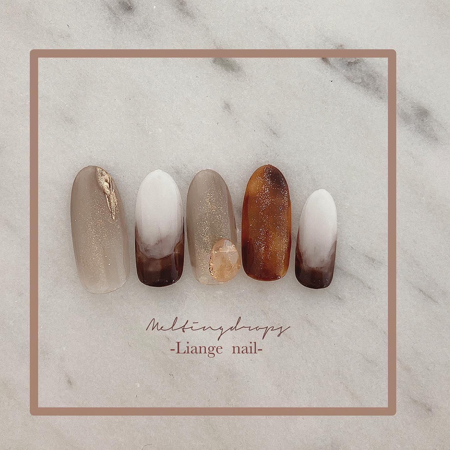 #リアンジェネイル,#柏ネイル,#ネイル,#ニュアンスネイル,#透け感ネイル,#ミラーネイルのネイルデザイン
