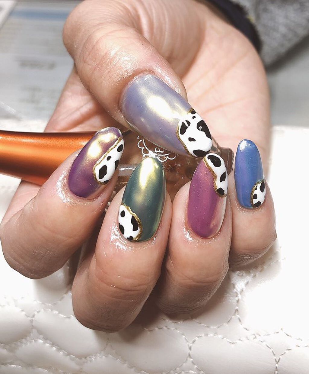 さゆちーん。資格保持独学ネイリスト on LIPS 「お久しぶりです。サロンの先輩スタッフに施術して頂いてかなり気に..」(2枚目)