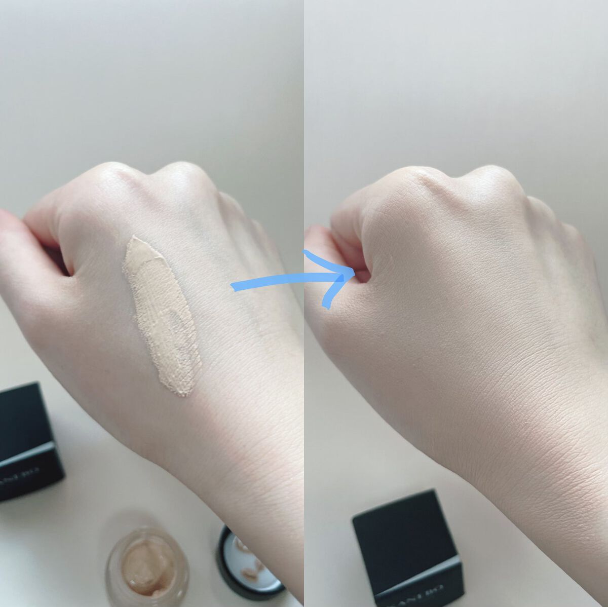 ライブリースキン　ウェア オークルA/KANEBO/クリーム・エマルジョンファンデーションを使ったクチコミ（2枚目）