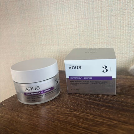 レチノール 3ペプチドナイトリペアクリーム/Anua/フェイスクリームを使ったクチコミ(1枚目)