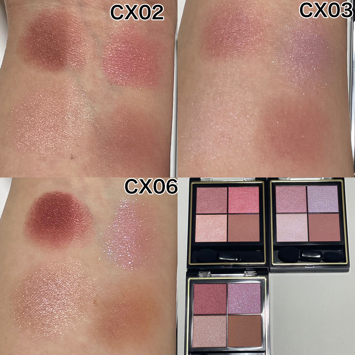 リアルクローズシャドウ/excel/アイシャドウパレットを使ったクチコミ（3枚目）