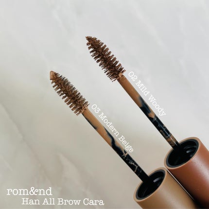 ハンオールブロウカラ/rom&nd/眉マスカラを使ったクチコミ(2枚目)