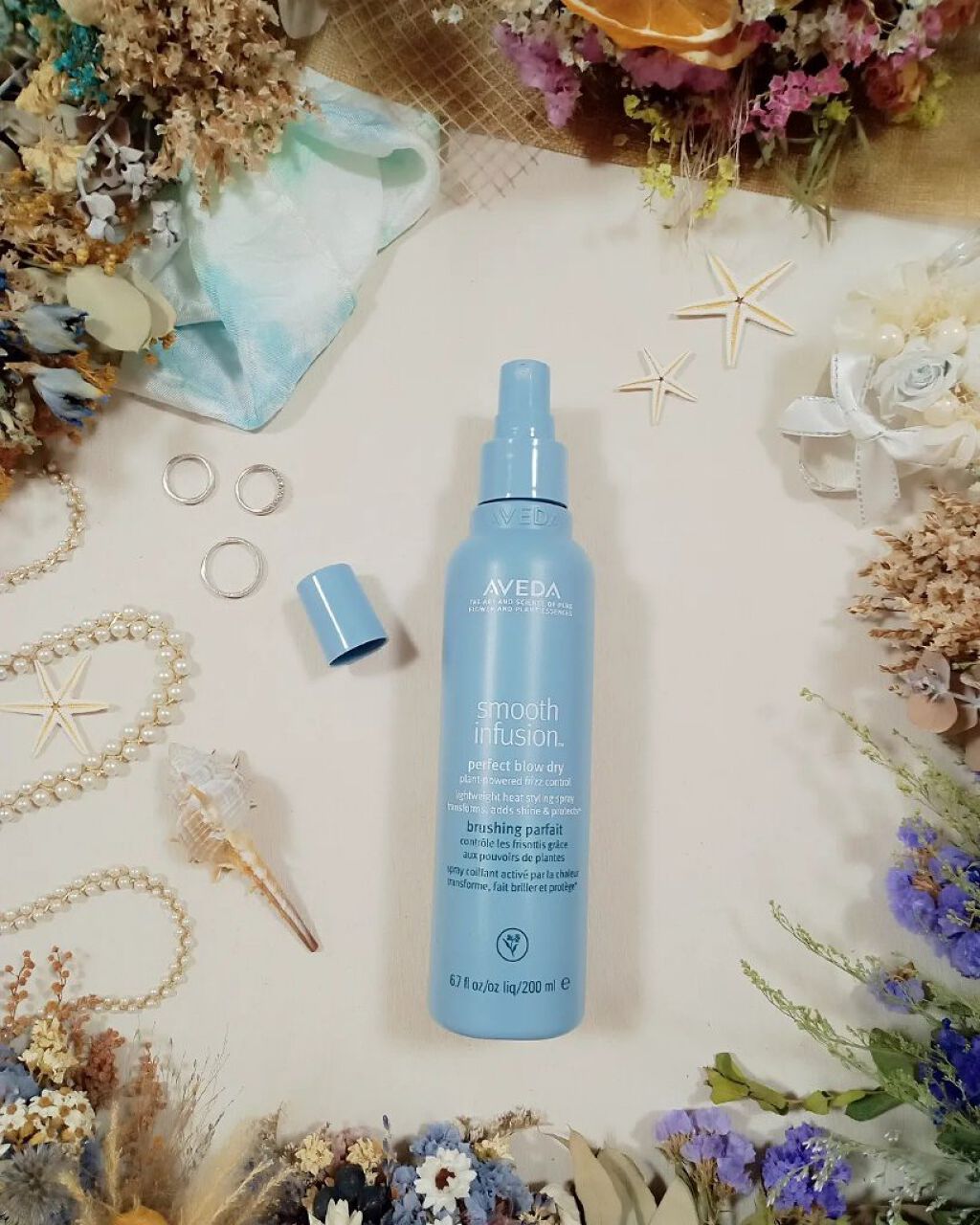 AVEDA スムーズ インフュージョン パーフェクト ブロー ドライのクチコミ「これから梅雨のシーズンは1年の中で

一番髪悩みがひどくなります💦

髪の見た目が気に入らない.....」（1枚目）