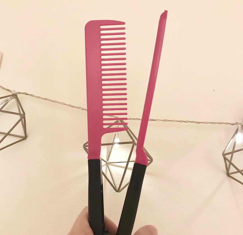 はさんでサラ髪ストレート！ ブロー＆スタイリングコーム/セイワ・プロ/ヘアコームを使ったクチコミ（1枚目）