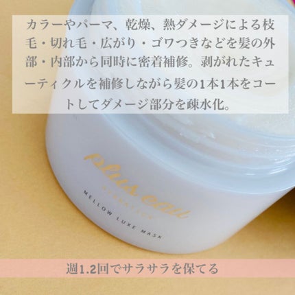 プリュスオー メロウリュクスマスク ジャータイプ/plus eau/ヘアマスク・ヘアパックを使ったクチコミ(3枚目)