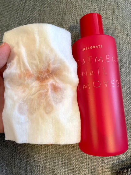 トリートメントネールリムーバー N/インテグレート/除光液を使ったクチコミ(2枚目)