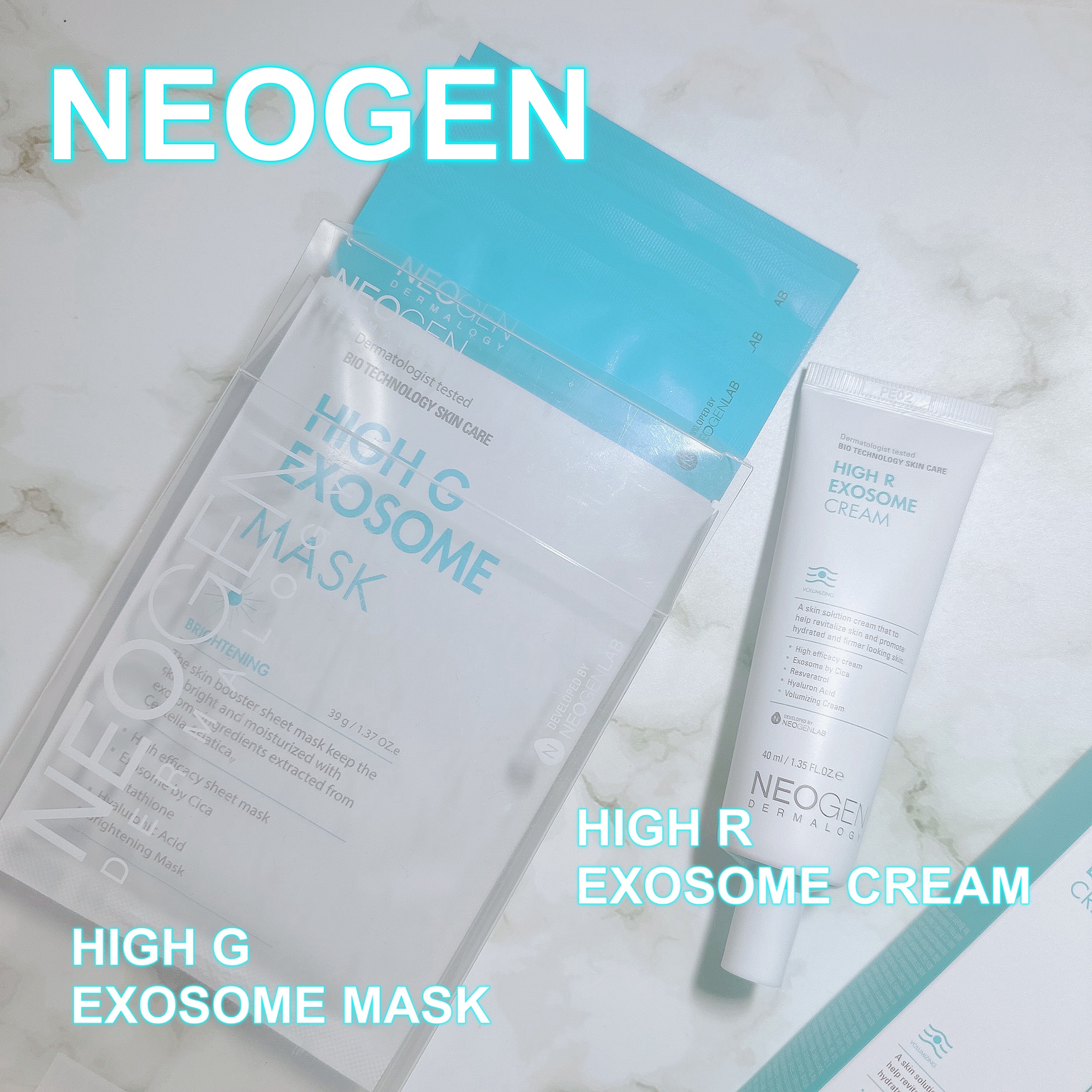 NEOGEN ハイジーエクソソームマスクのクチコミ「いつもご覧頂きありがとうございます♥️

今回は

NEOGEN

☆HIGH G EXOSO.....」（1枚目）