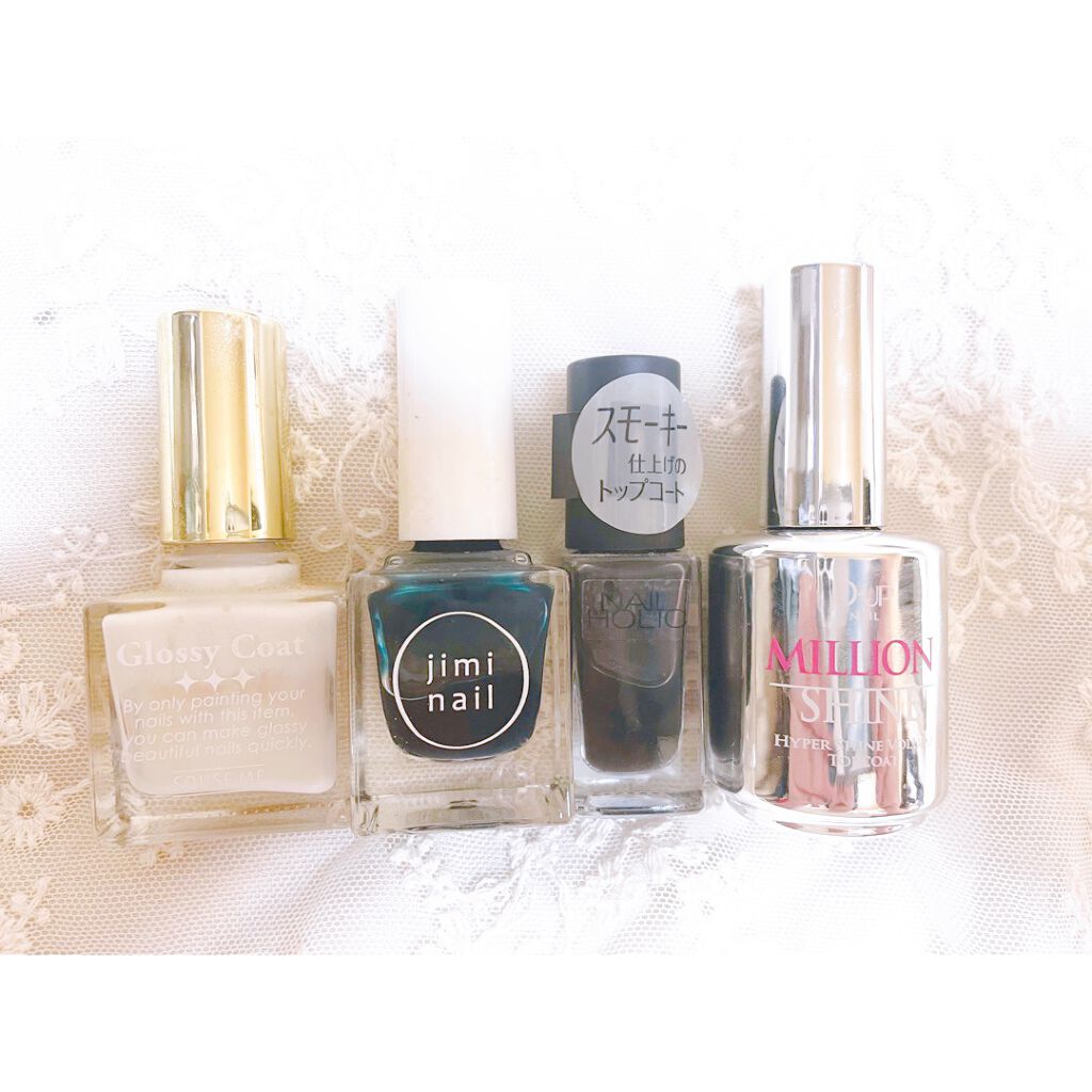 ミリオンシャイン トップコート/D-UP/ネイルトップコートを使ったクチコミ（3枚目）