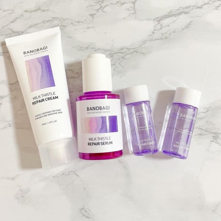 ミルクシスル リペアクリーム/BANOBAGI/フェイスクリームを使ったクチコミ(3枚目)