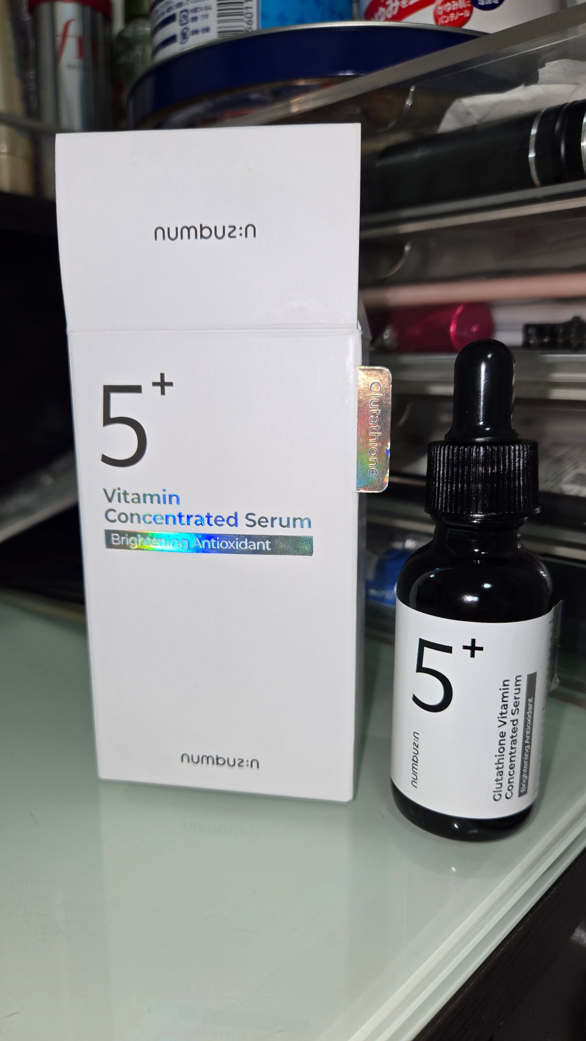 5番 白玉グルタチオンＣ美容液/numbuzin/美容液を使ったクチコミ（3枚目）