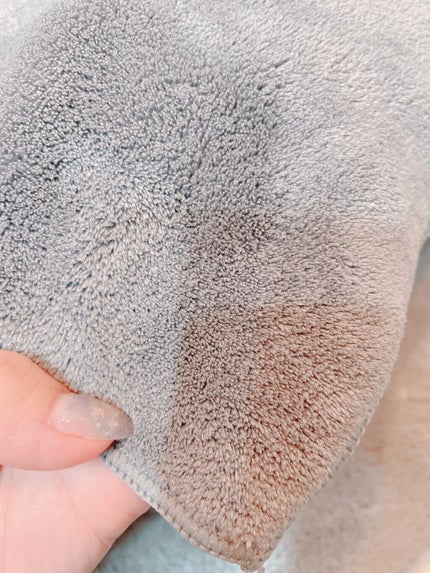 ヘアドライマイクロファイバータオル セサミ/ハホニコハッピーライフ/ヘアケアグッズを使ったクチコミ(3枚目)