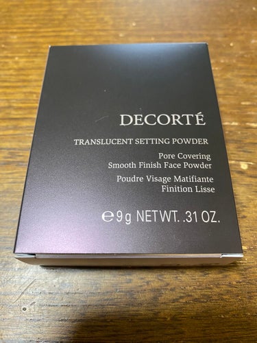 トランスルーセント セッティングパウダー/DECORTÉ/プレストパウダーを使ったクチコミ（1枚目）