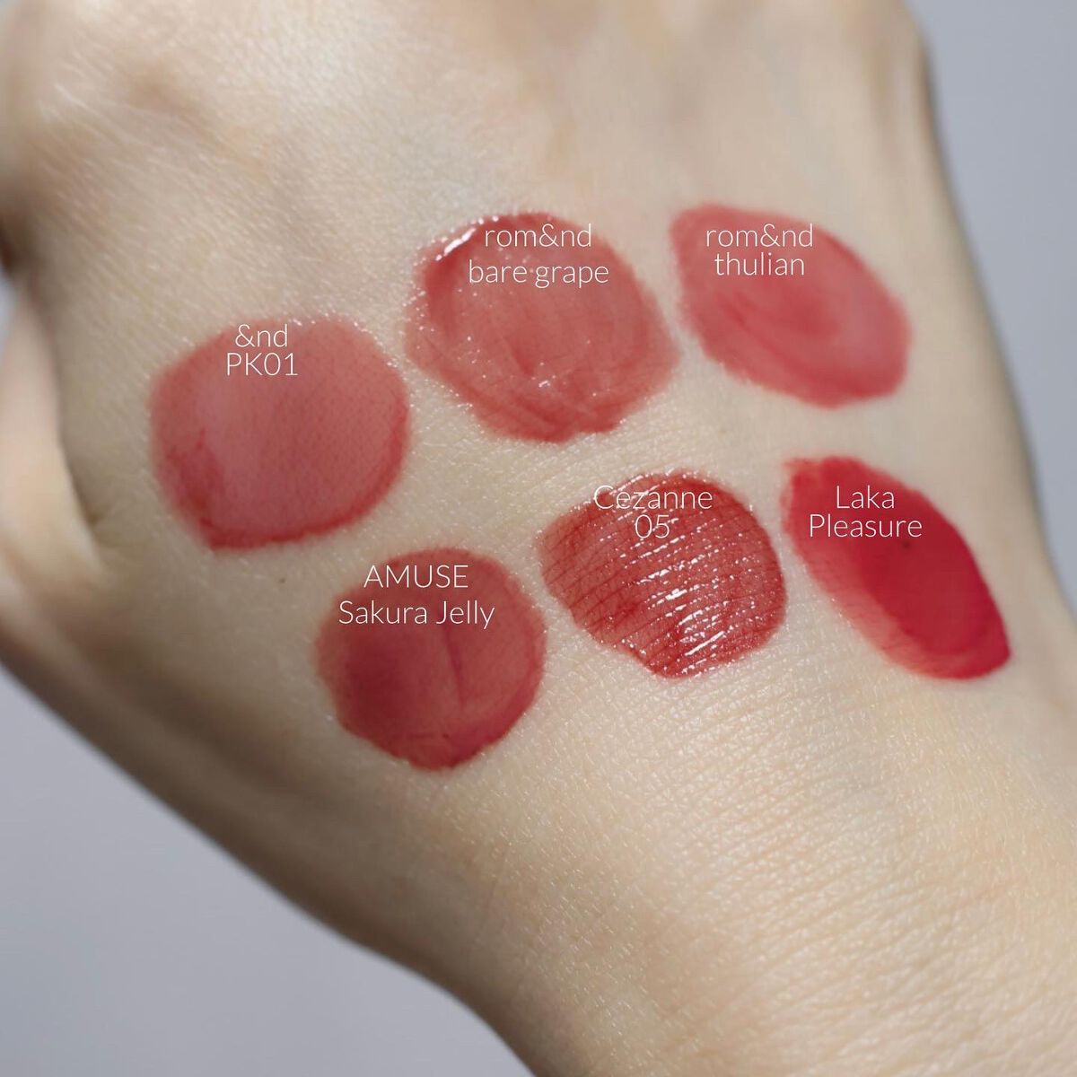 アンドバイロムアンド グラッシーボムティント/&nd by rom&nd/リップティントを使ったクチコミ(7枚目)