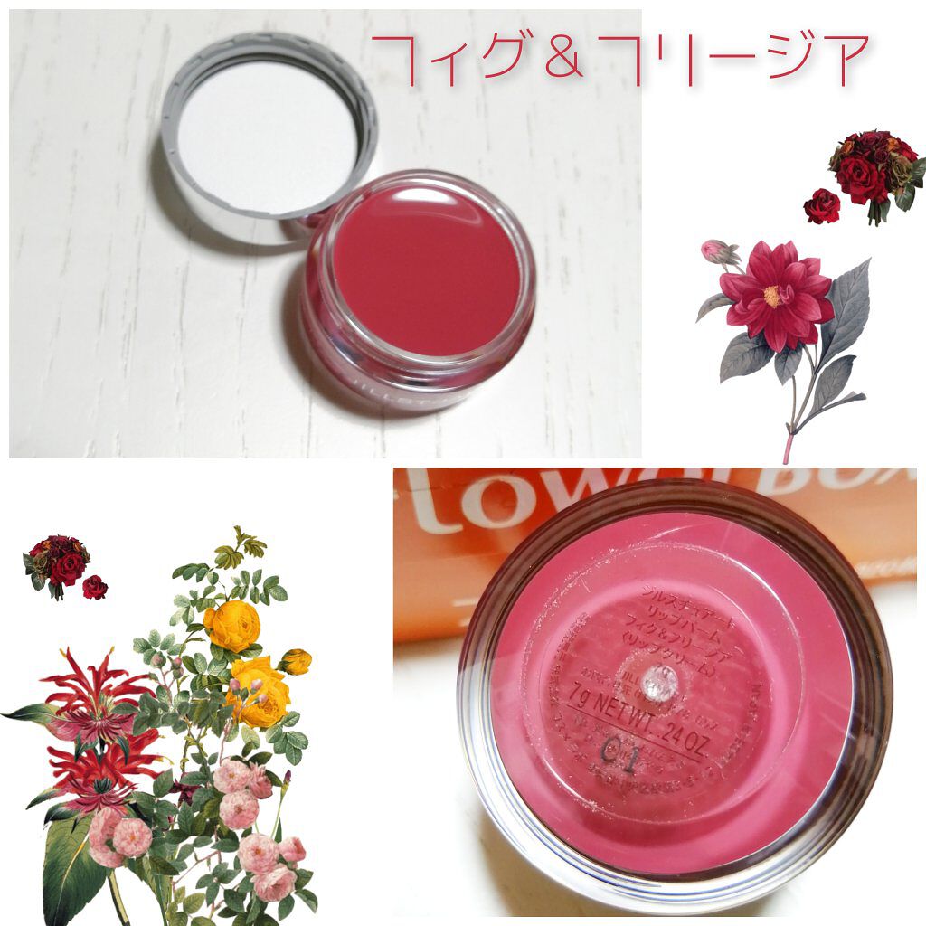 ジルスチュアート リップバーム フィグ＆フリージア：ルビーレッド/JILL STUART/リップバームを使ったクチコミ（2枚目）