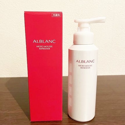 マイクロムース リフレッシャー/ALBLANC/泡洗顔を使ったクチコミ(1枚目)