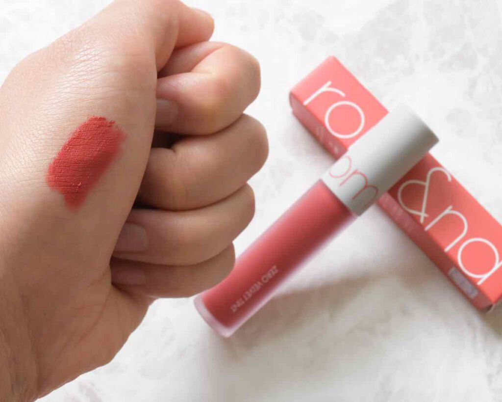 ゼロベルベットティント/rom&nd/リップティントを使ったクチコミ（2枚目）