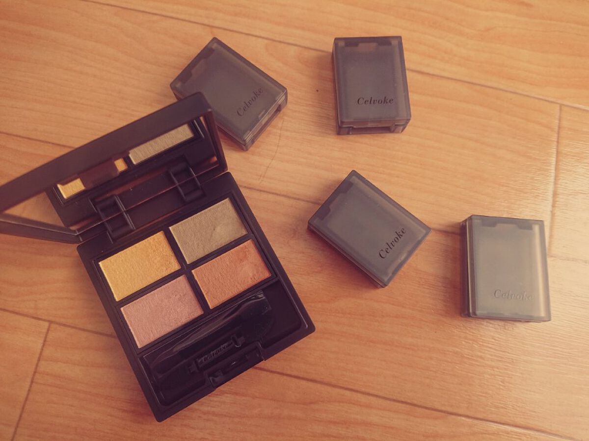 セルヴォーク ヴォランタリー アイズ 34 スキニーピンク/Celvoke/単色アイシャドウを使ったクチコミ（1枚目）