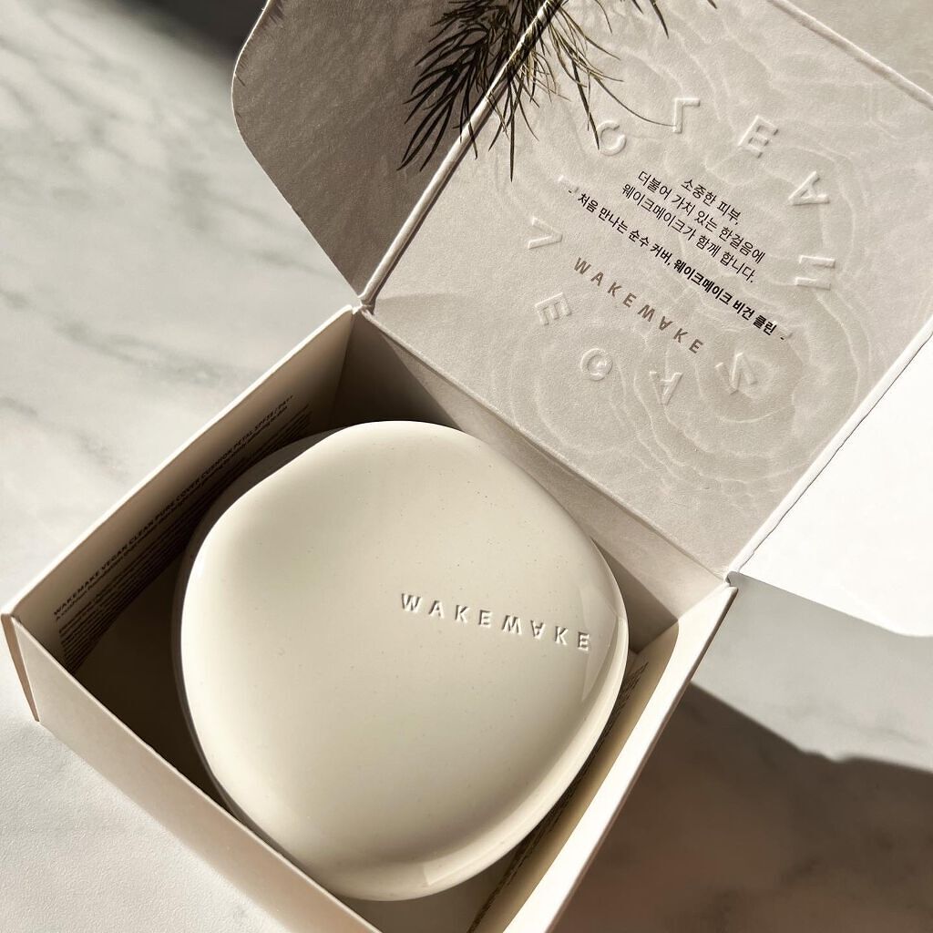 ビーガンクリーンピュアカバークッション/wakemake/クッションファンデーションを使ったクチコミ（3枚目）