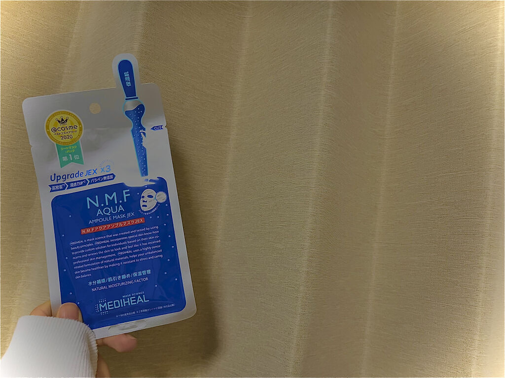 N.M.FアクアアンプルマスクJEX/MEDIHEAL/シートマスク・パックを使ったクチコミ（1枚目）