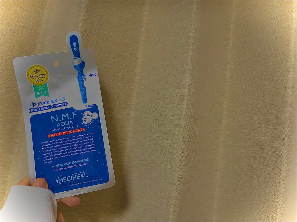 N.M.FアクアアンプルマスクJEX/MEDIHEAL/シートマスク・パックを使ったクチコミ(1枚目)