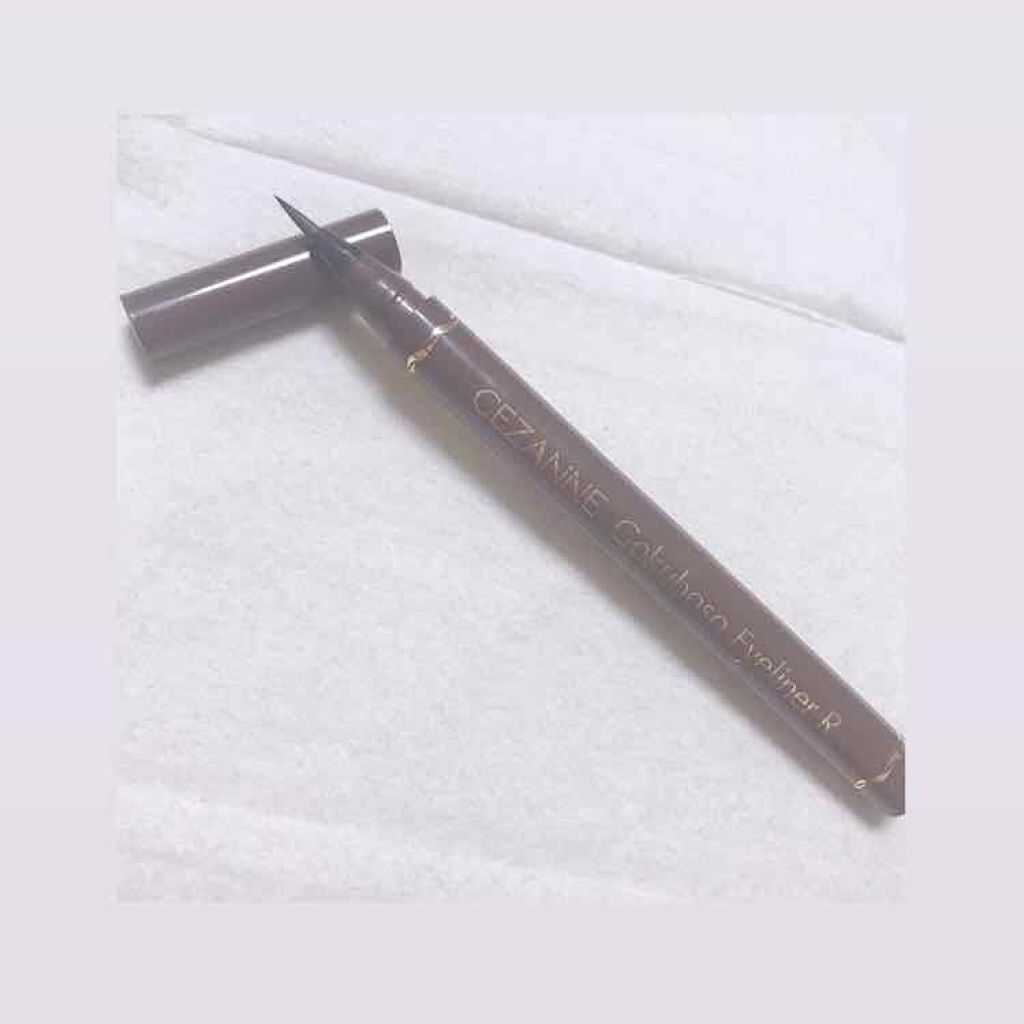 極細 アイライナーR/CEZANNE/リキッドアイライナーを使ったクチコミ(1枚目)