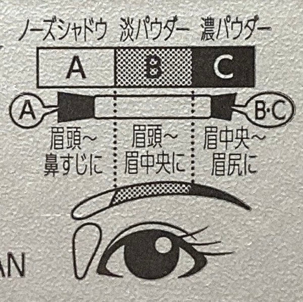 ノーズ&アイブロウパウダー/CEZANNE/パウダーアイブロウを使ったクチコミ(3枚目)