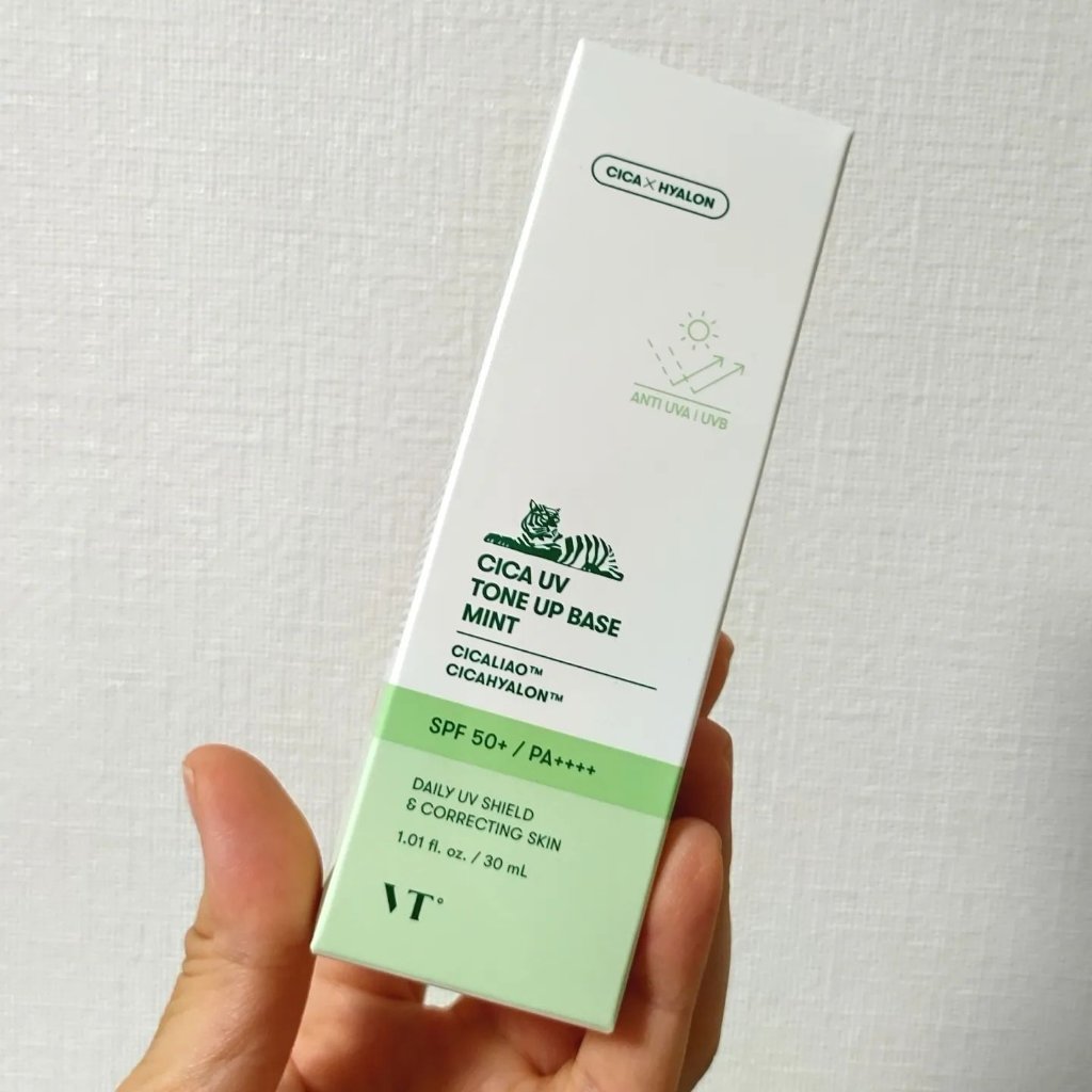 CICA UVトーンアップベース ミント/VT/化粧下地を使ったクチコミ（3枚目）