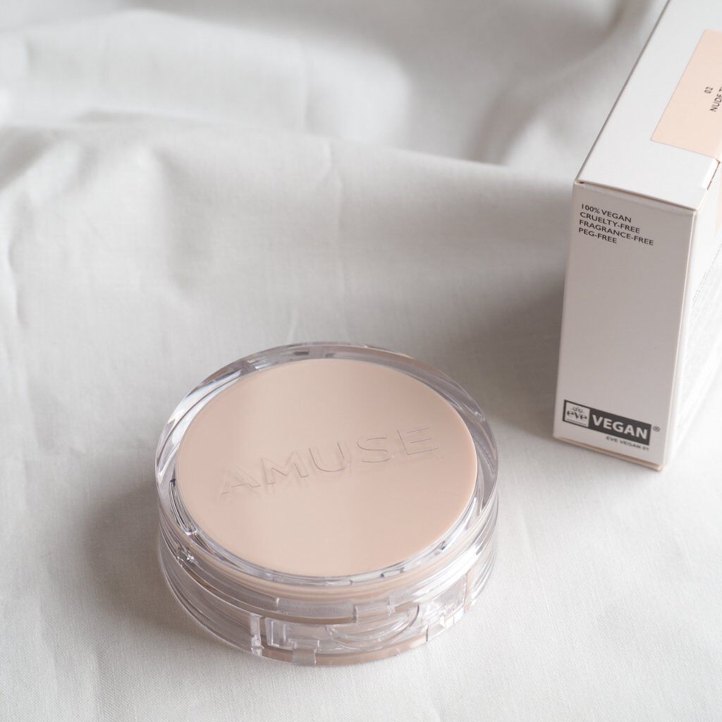 スキンチューンヴィーガンカバークッション/AMUSE/クッションファンデーションを使ったクチコミ（1枚目）