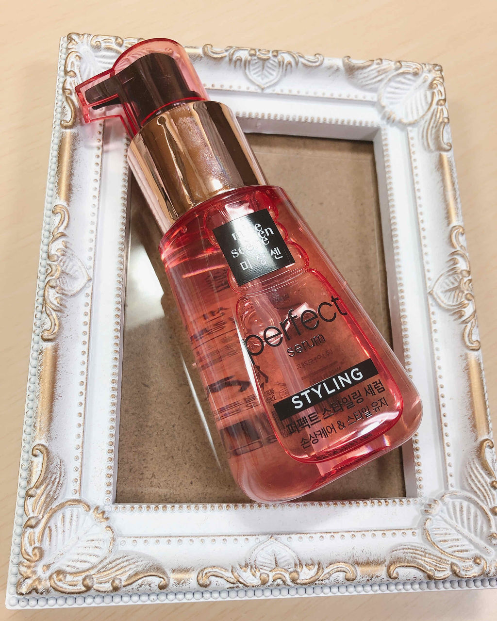 パーフェクト セラム ローズエディション/miseenscene/ヘアオイルを使ったクチコミ（2枚目）