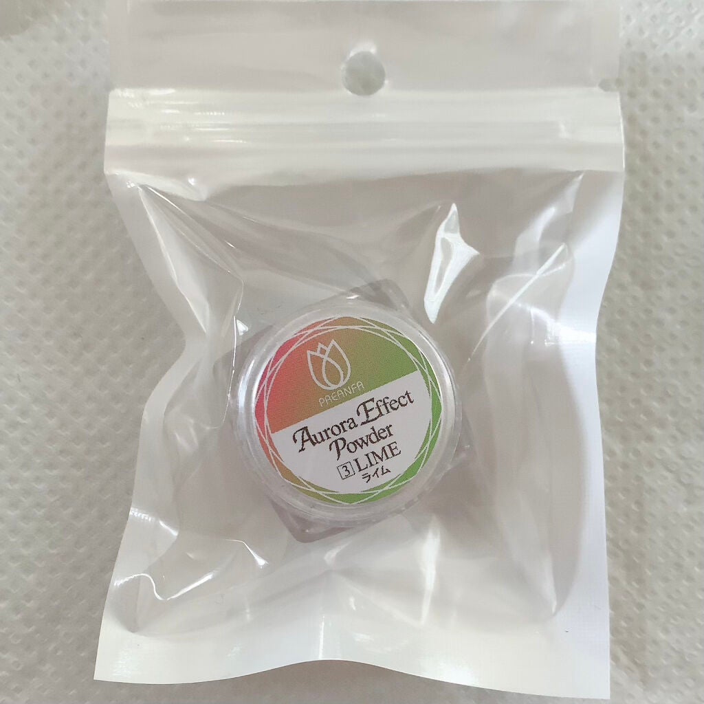 オーロラエフェクトパウダー/プリジェル/ネイルチップ・パーツを使ったクチコミ(3枚目)