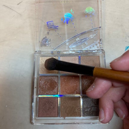 クォーツ 9色アイシャドウパレット(ドリームランドアイシャドウ)/ZEESEA/アイシャドウパレットを使ったクチコミ(3枚目)