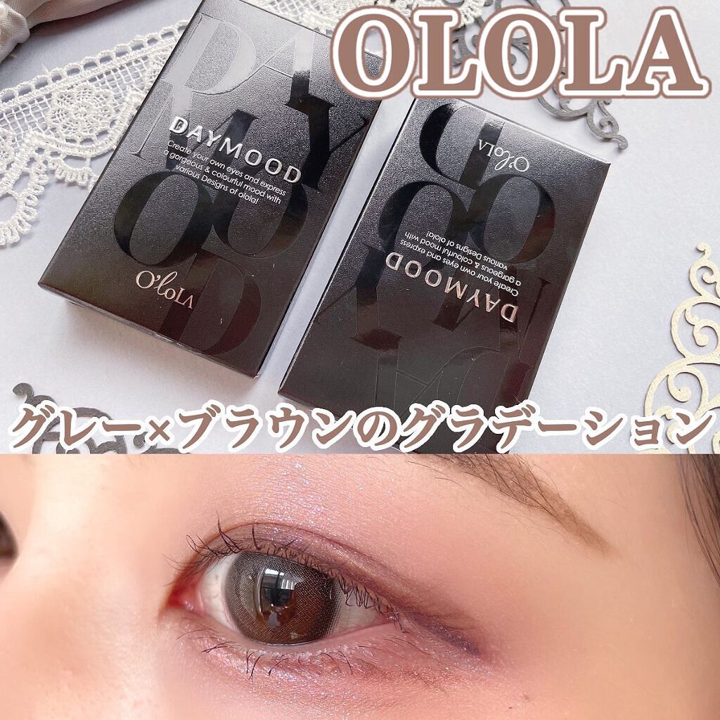 デームードグレーマンスリー (DAYMOOD GRAY monthly)/OLOLA/１ヶ月（１MONTH）カラコンを使ったクチコミ（1枚目）