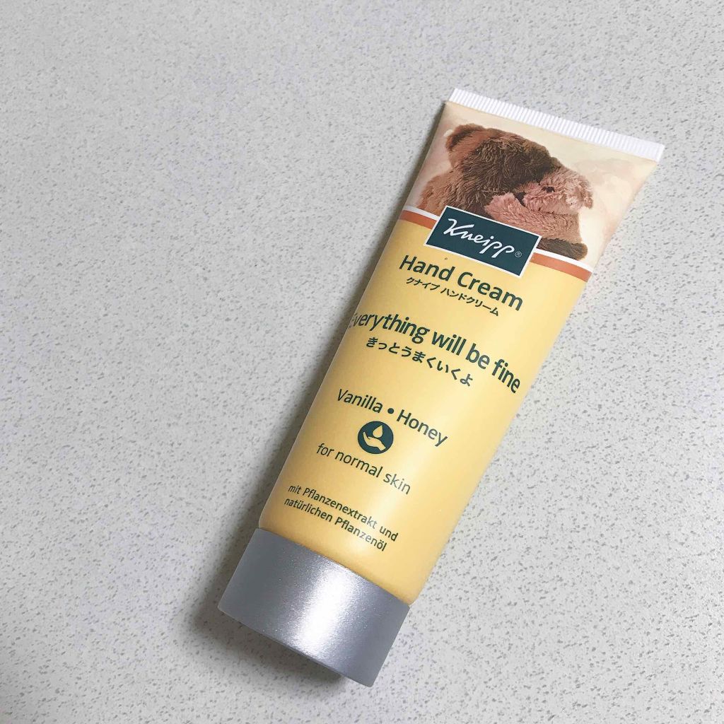 ハンドクリーム バニラ＆ハニーの香り/クナイプ/ハンドクリームを使ったクチコミ（1枚目）
