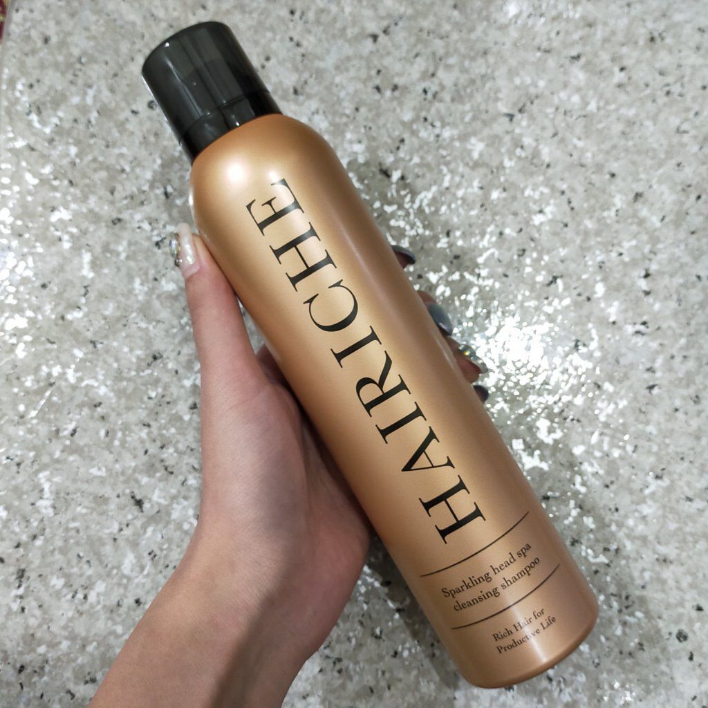 スパークリングヘッドスパクレンジングシャンプー/HAIRICHE/市販シャンプーを使ったクチコミ（1枚目）