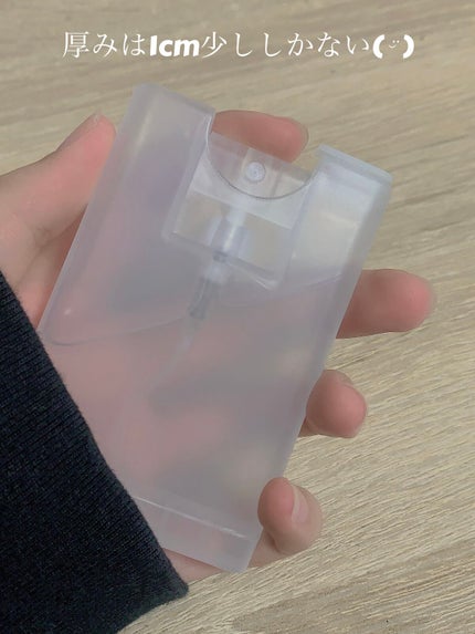 カード型スプレーボトル/セリア/その他を使ったクチコミ(3枚目)