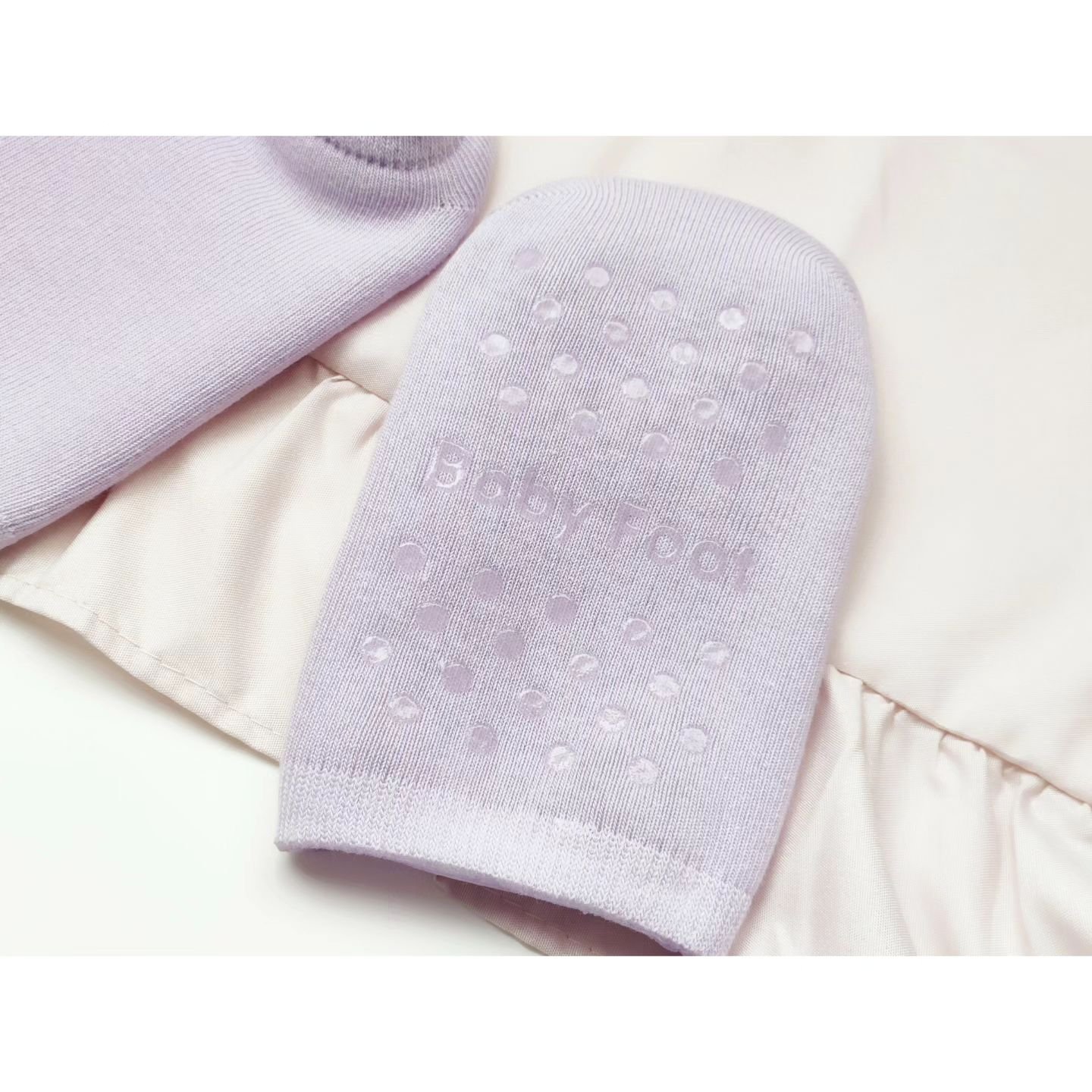 ベビーフット 保湿密封ソックス 限定ラベンダー/ベビーフット/レッグ・フットケアを使ったクチコミ（2枚目）