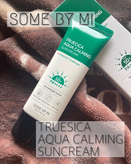 SOME BY MI TRUECICA アクアカーミング日焼け止めのクチコミ「▶︎▷▶︎SOME BY MI / TRUECICA AQUA CALMING SUNCREA.....」(1枚目)