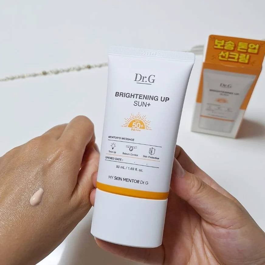 ブライトニングアップサンプラス/Dr.G/日焼け止めクリームを使ったクチコミ(3枚目)